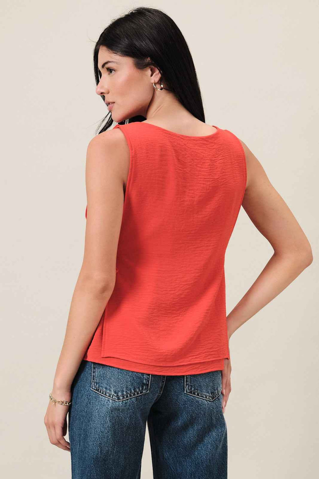 Callie Boat Neck Sleeveless Top