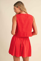 Cara Linen Set- Skirt