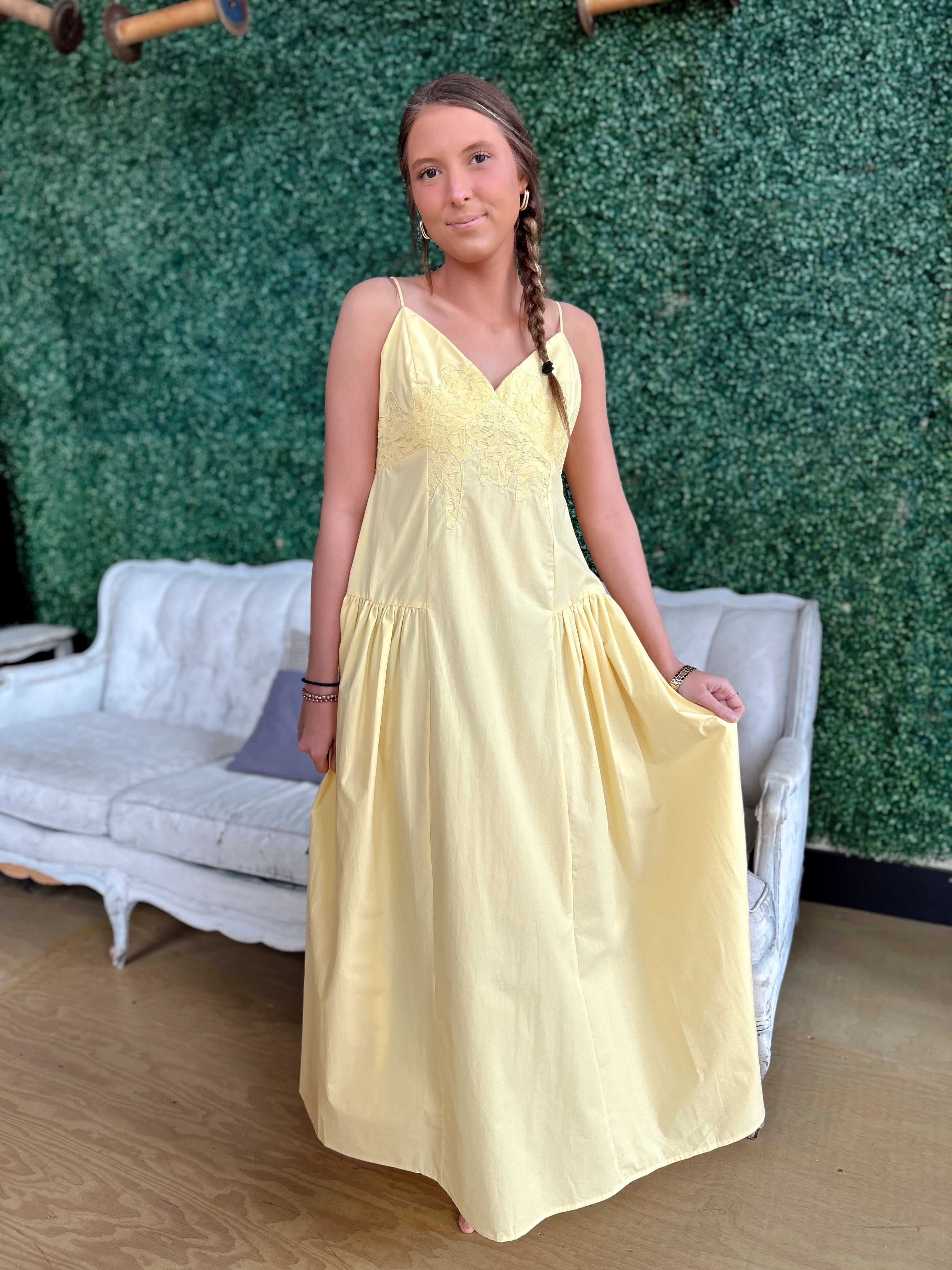 Truly Happy Yellow Maxi Dress