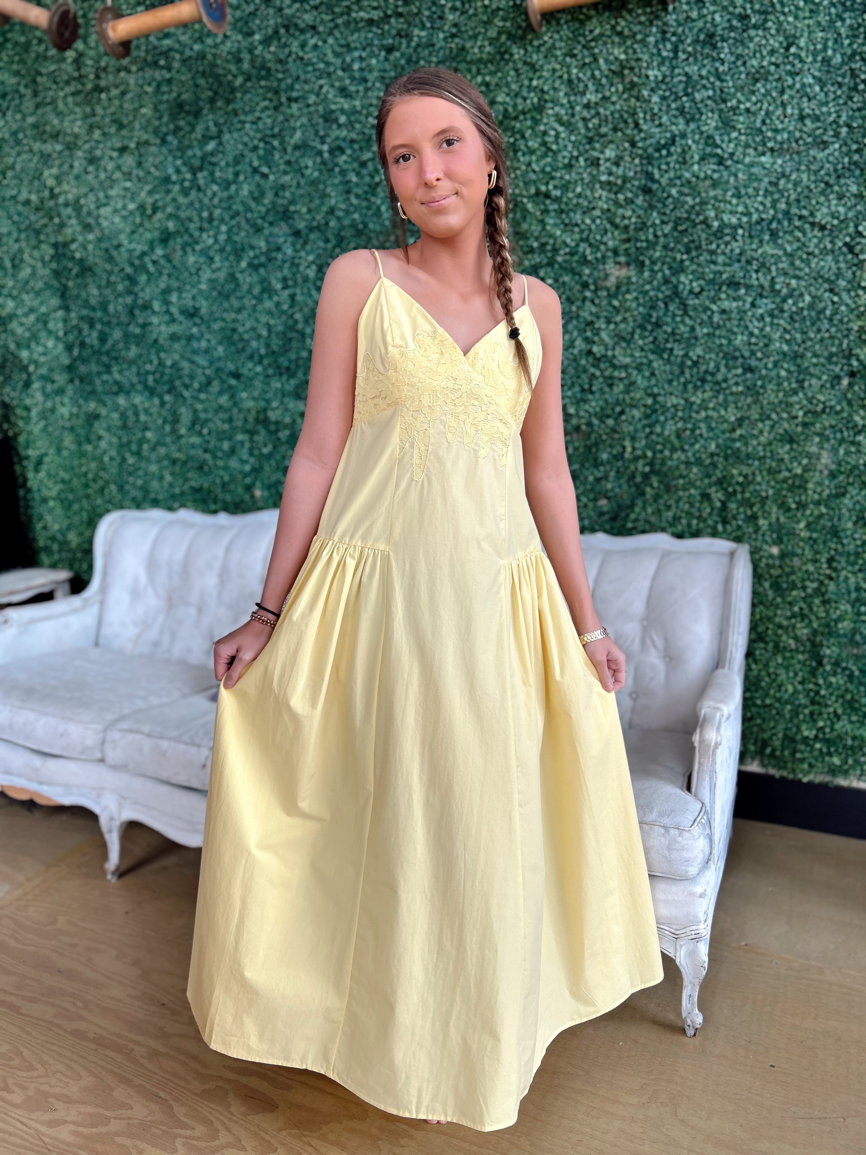 Truly Happy Yellow Maxi Dress