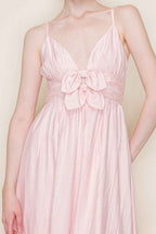 Just Girlie Double Bow Midi Dress
