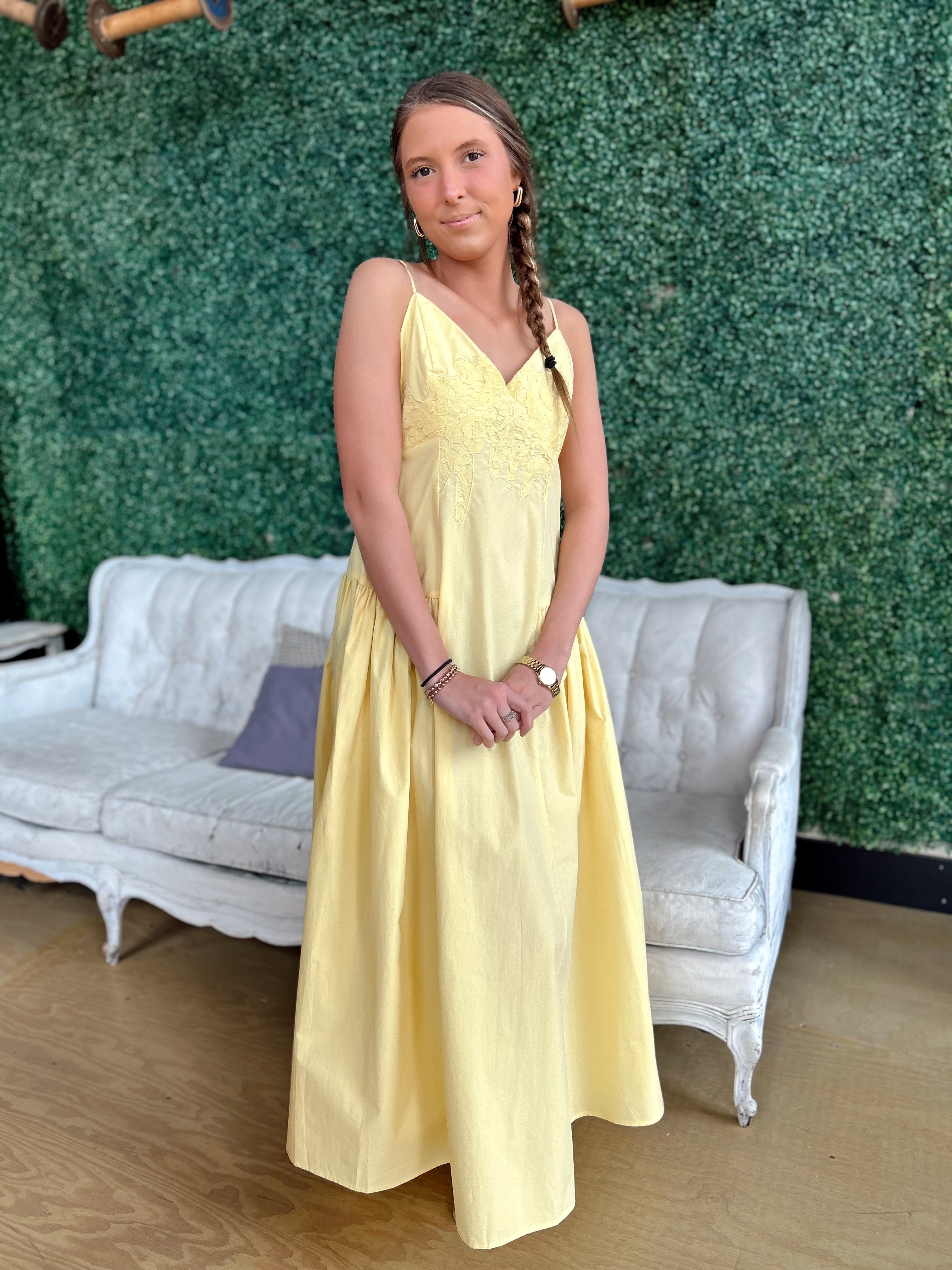 Truly Happy Yellow Maxi Dress