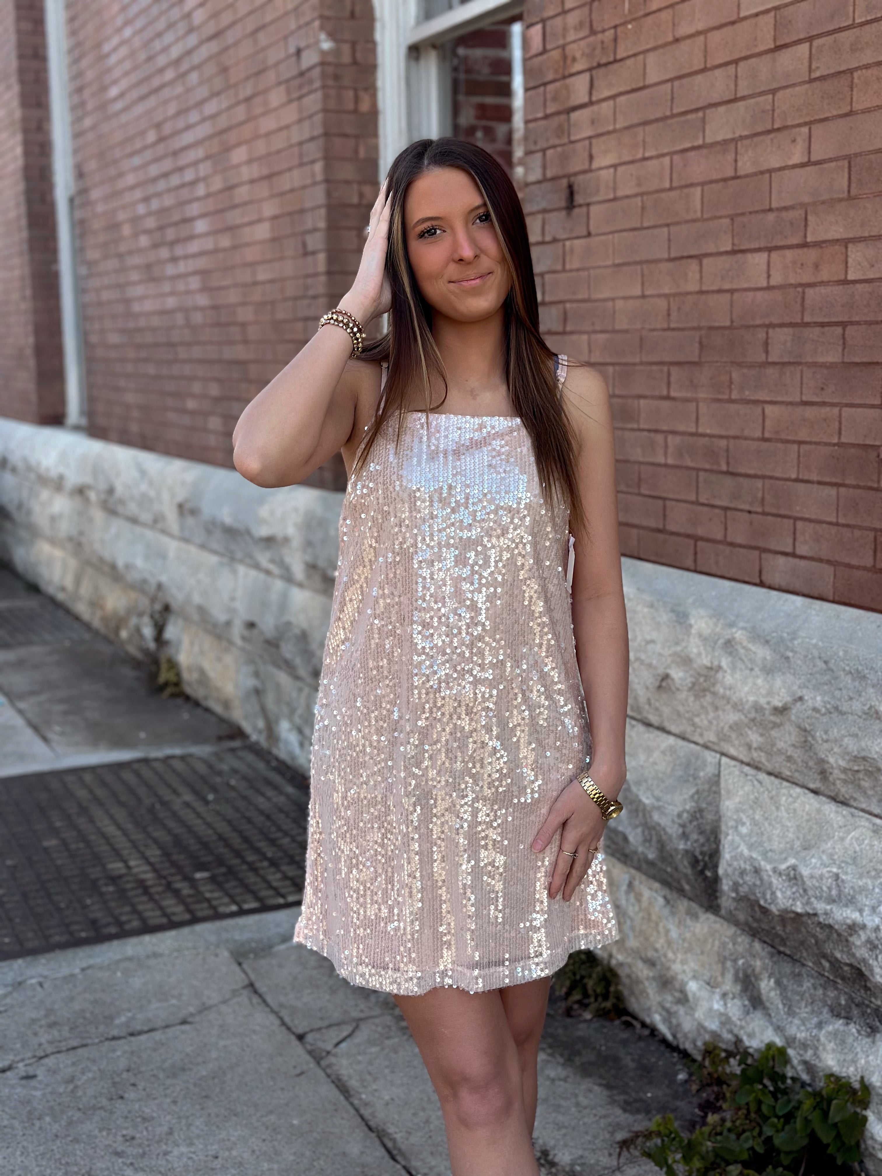 Ophelia Sequin Mini Dress
