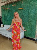 Living Life Vibrant Floral Maxi