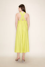 Ray Of Sun Linen Halter Midi