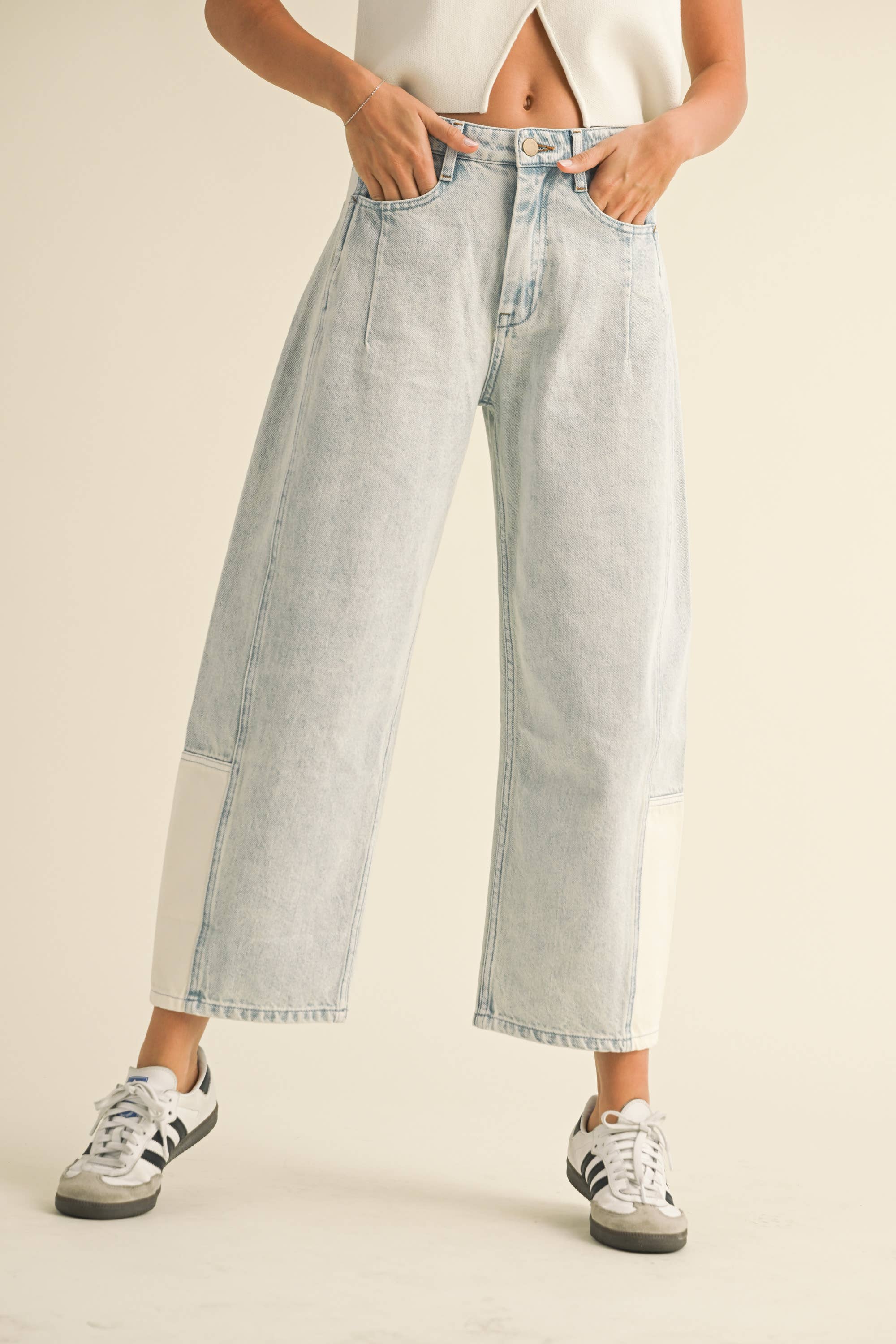 Be Different Barrel Denim Bottom