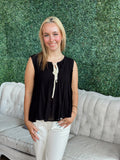 Leana Blouse- Black