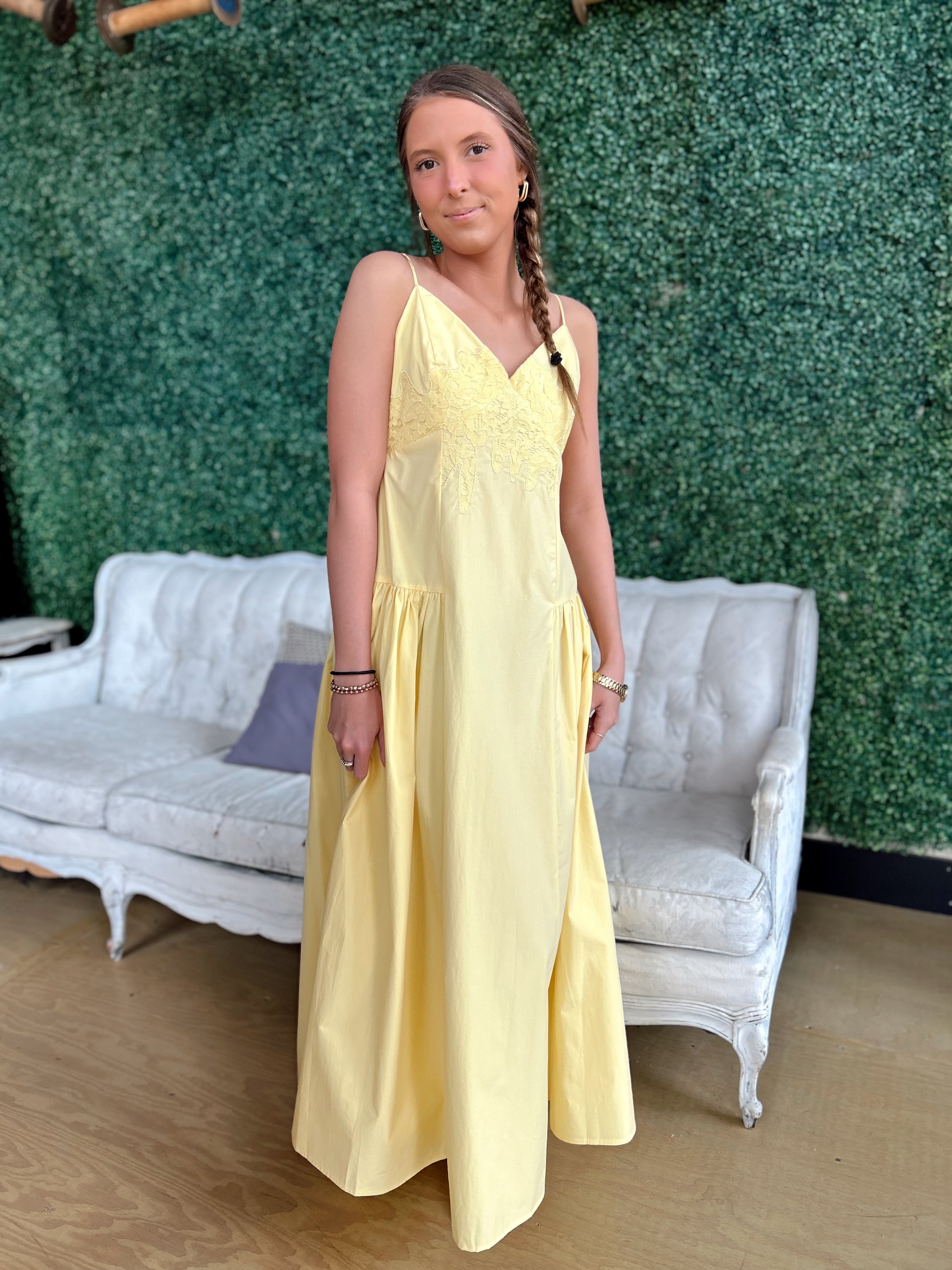 Truly Happy Yellow Maxi Dress