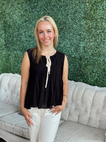 Leana Blouse- Black