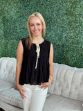 Leana Blouse- Black