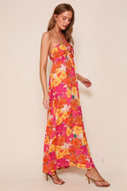 Living Life Vibrant Floral Maxi