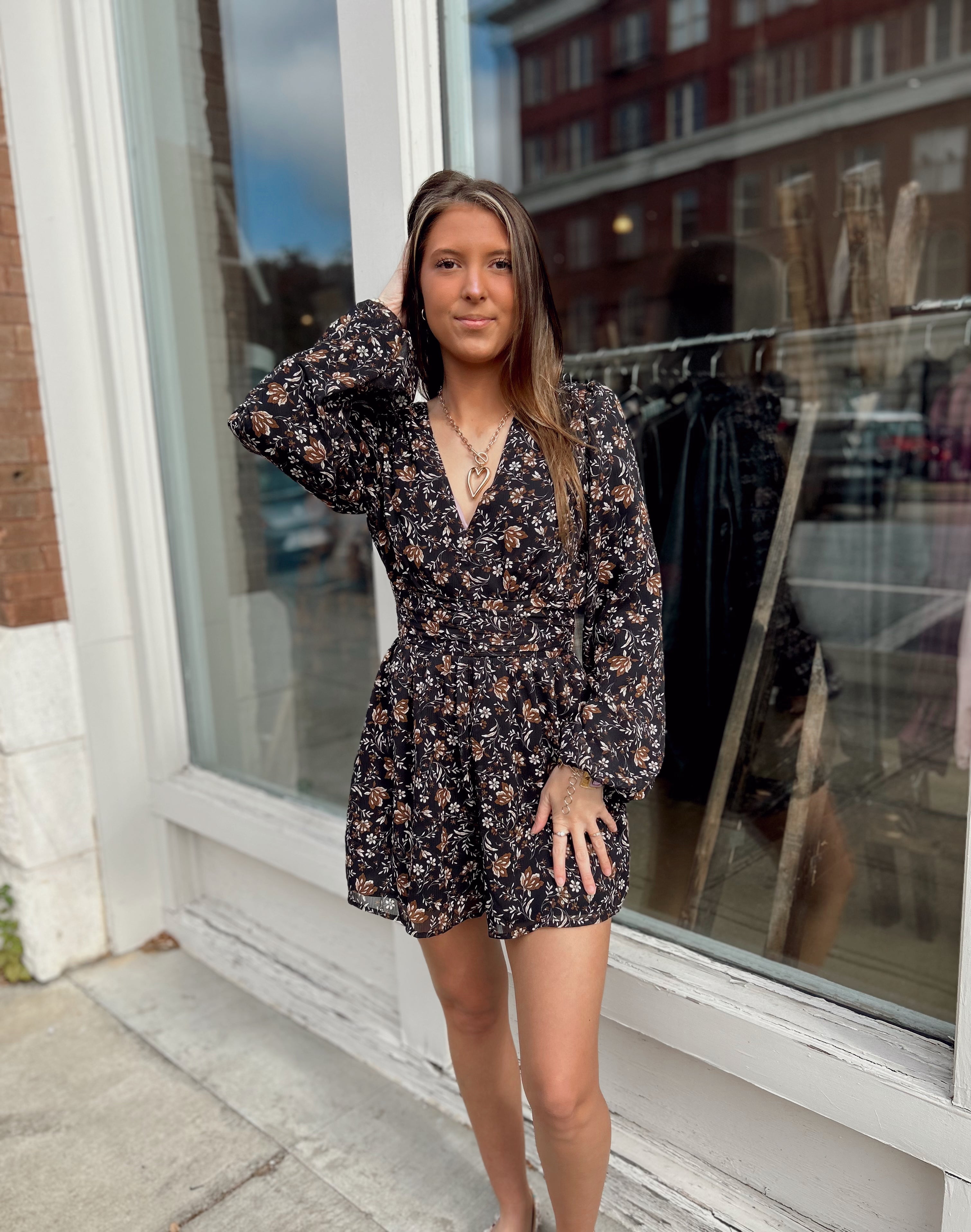 Timeless Flowy Elastic Waist Romper