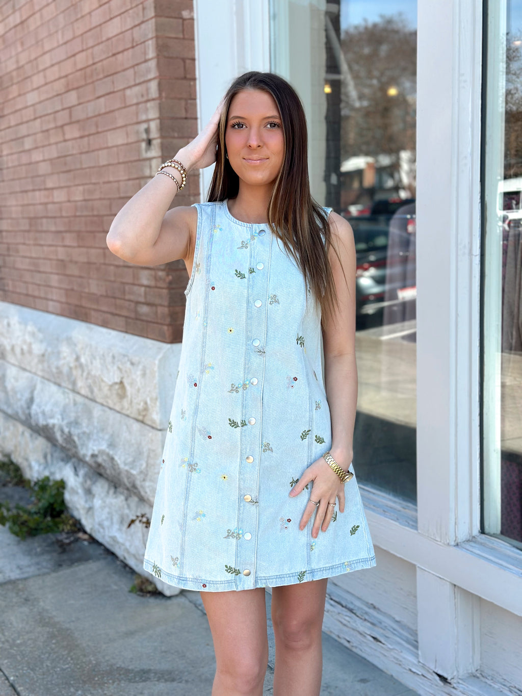 A Charmer Denim Dress