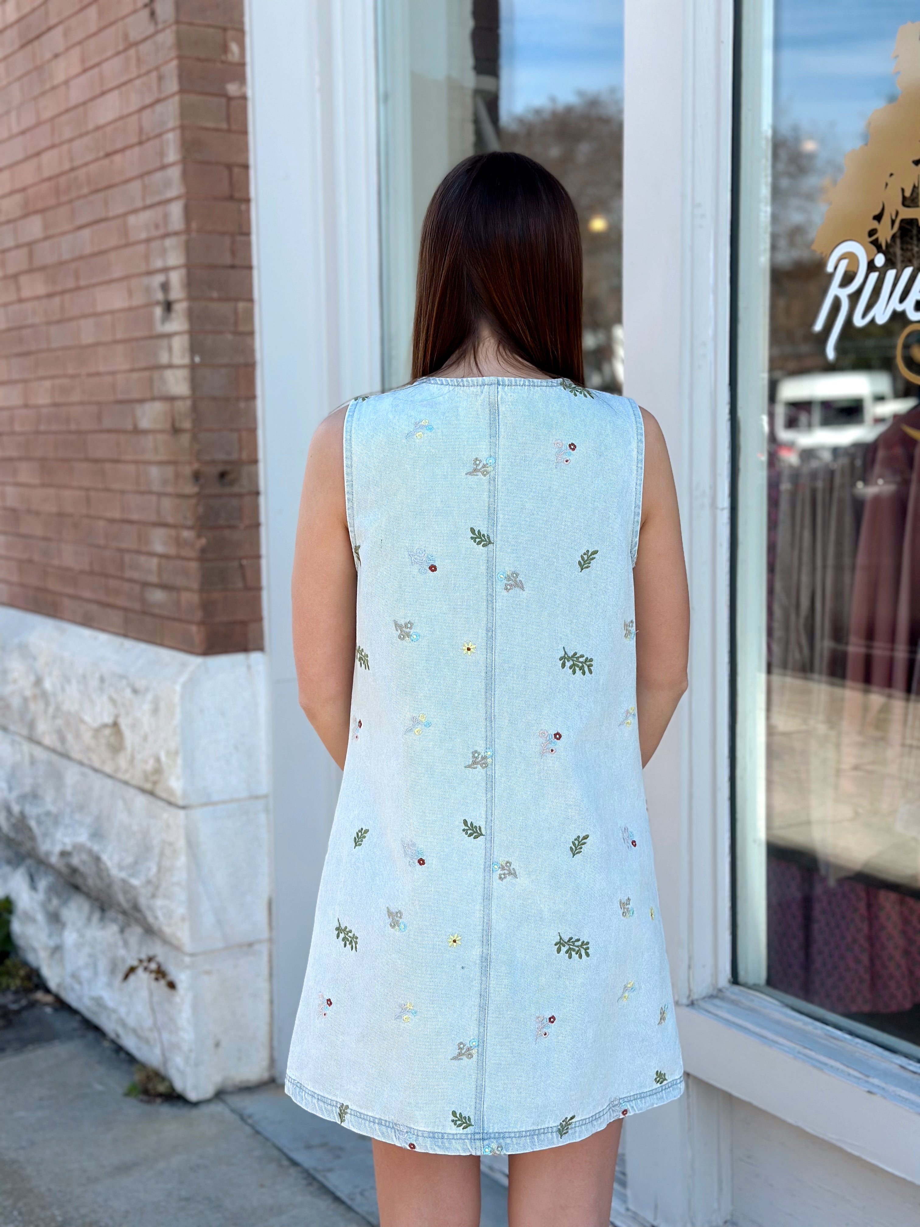 A Charmer Denim Dress
