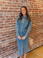 Hometown Nights Denim Dress