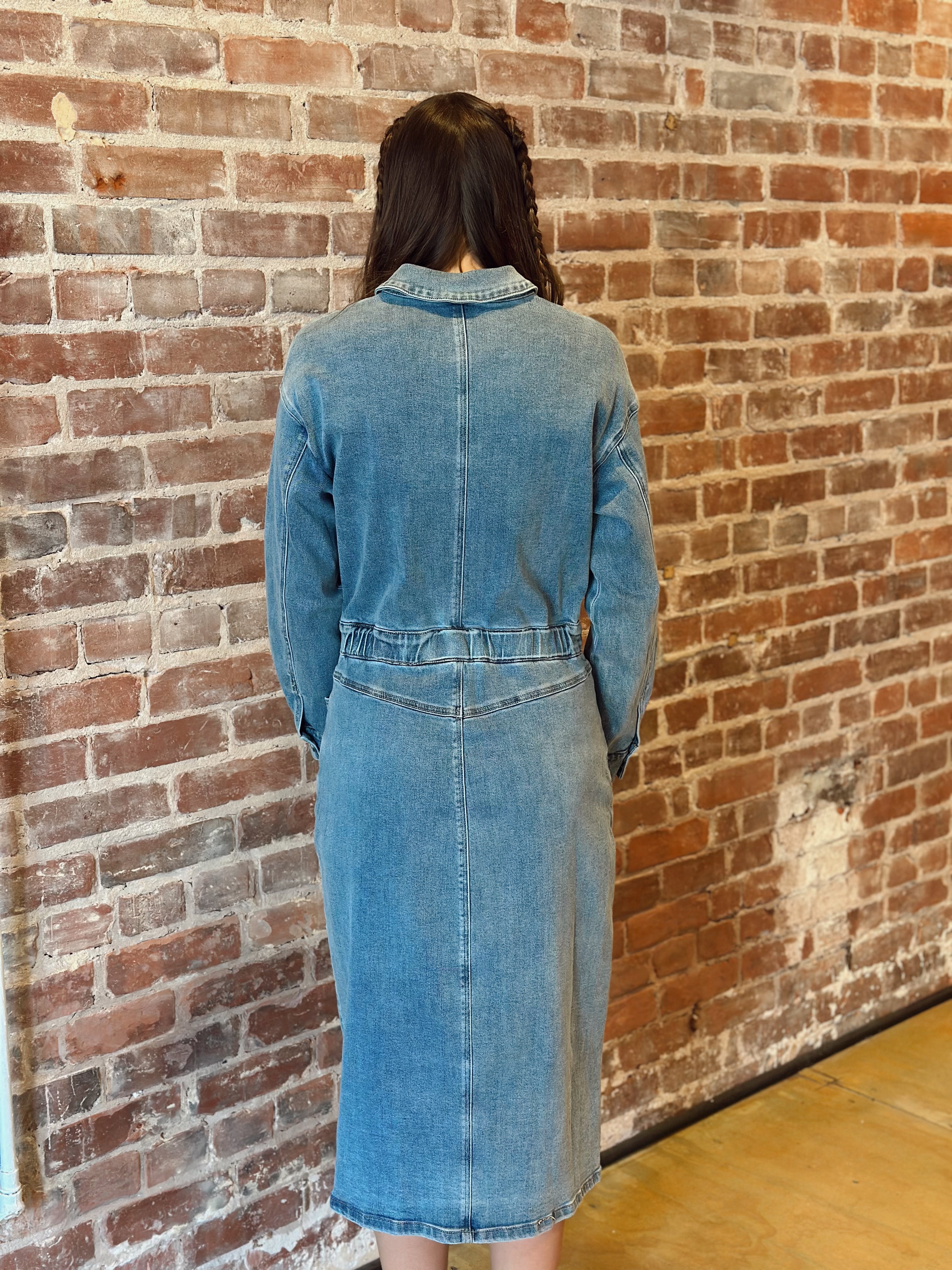 Hometown Nights Denim Dress