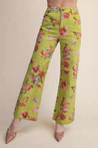 Tara Straight Leg Floral Pants