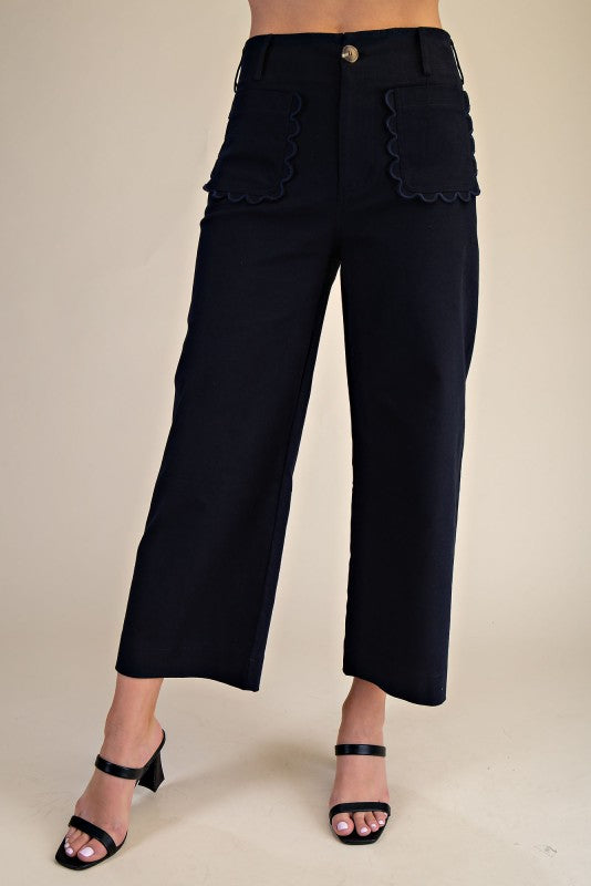 Avery Cropped Wide Leg Pants