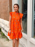 Paix Floral Shift Mini Dress Dress