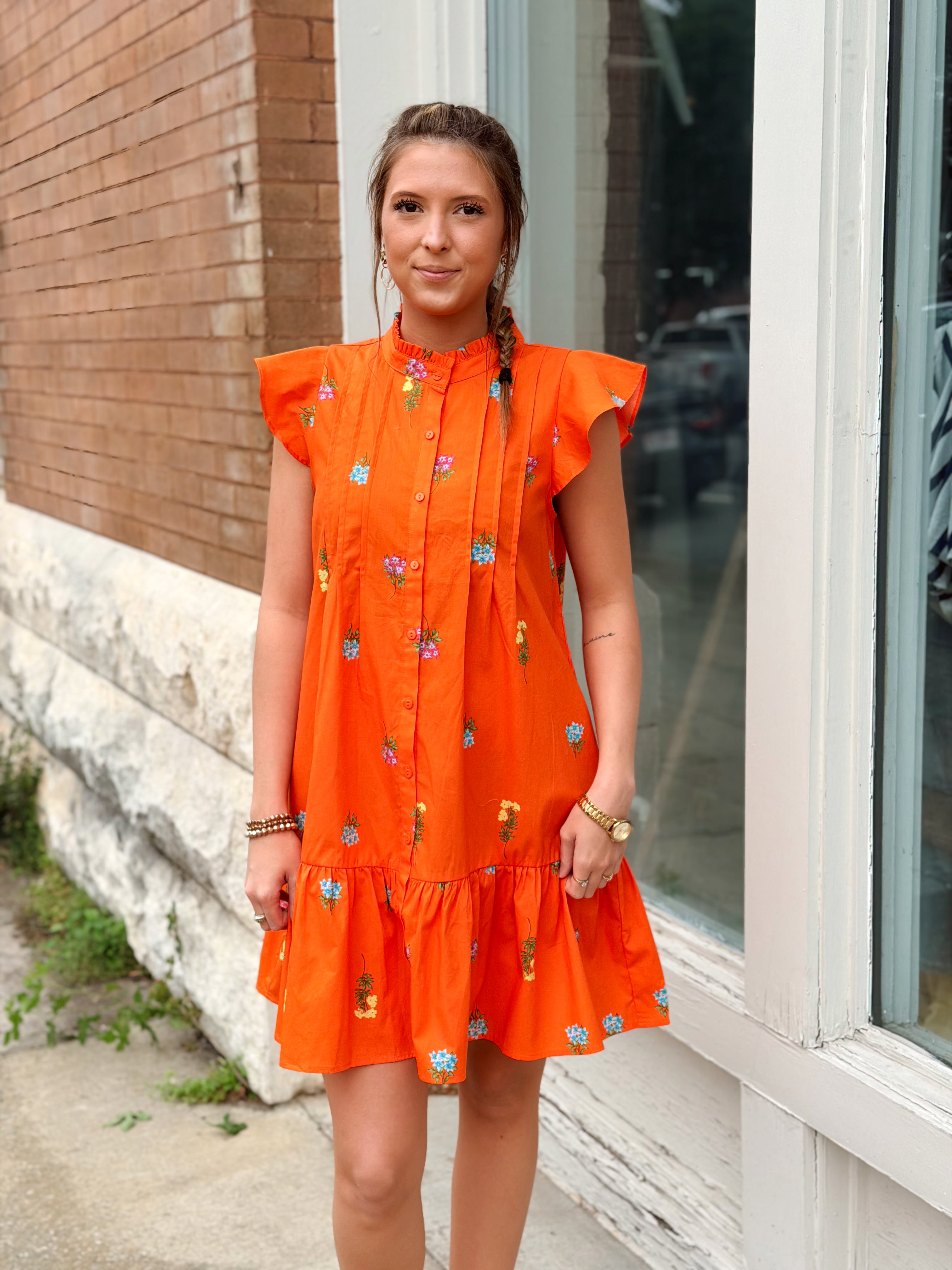 Paix Floral Shift Mini Dress Dress