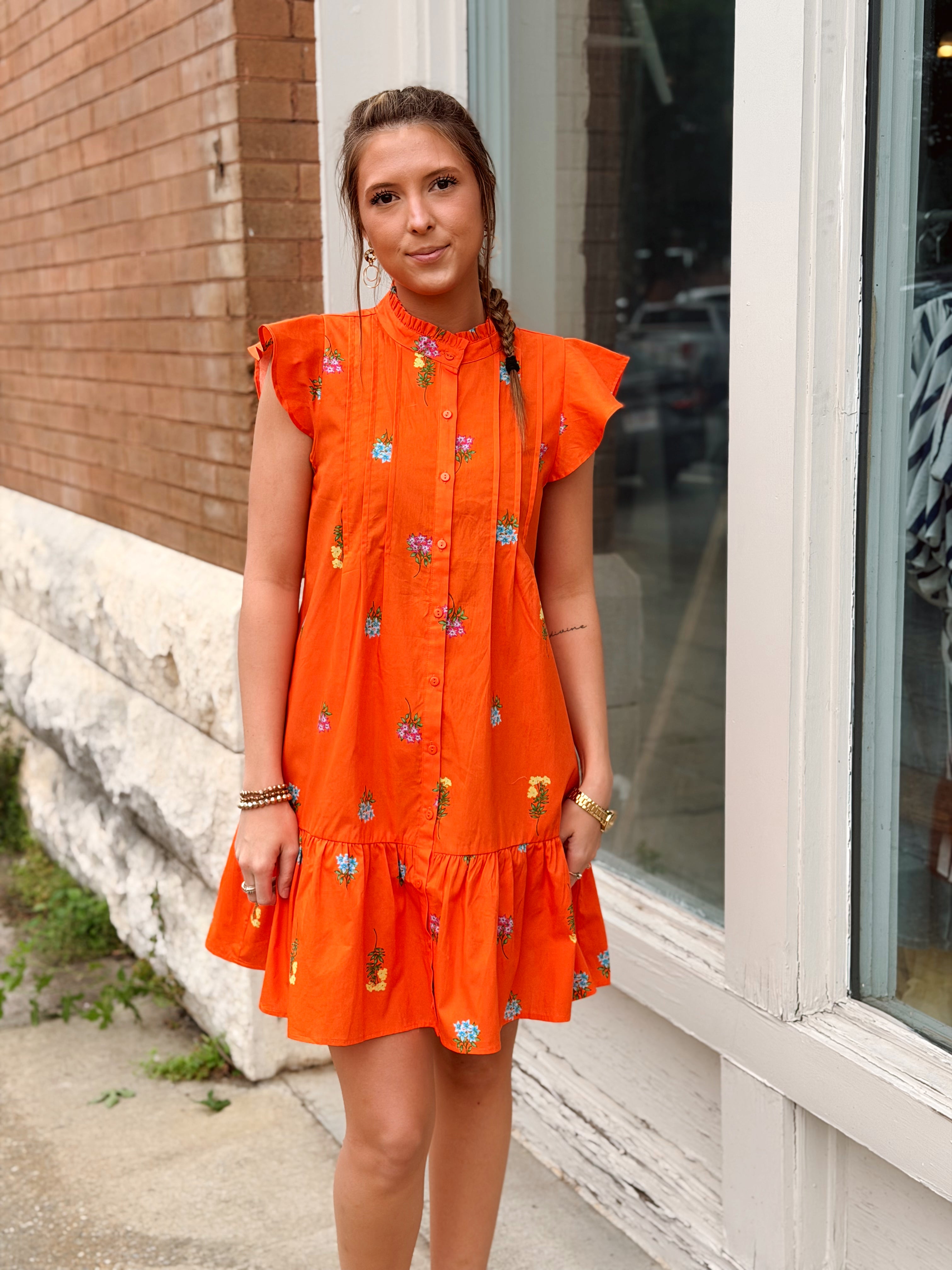 Paix Floral Shift Mini Dress Dress