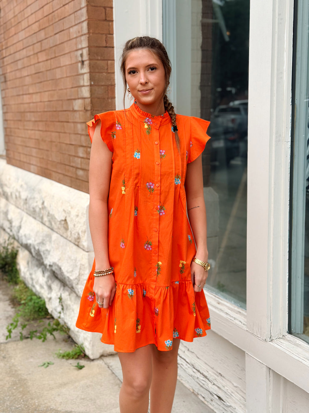 Paix Floral Shift Mini Dress Dress