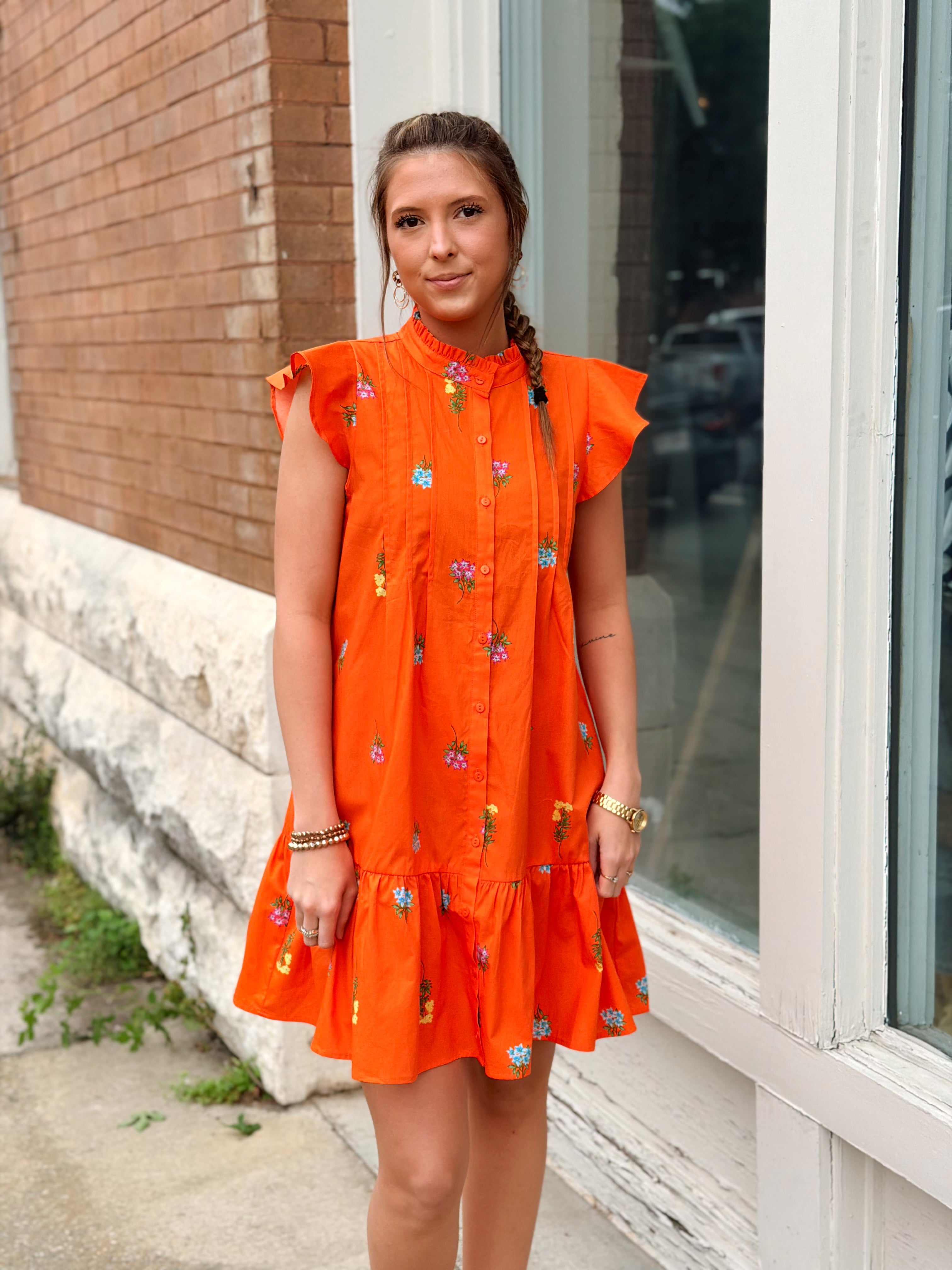 Paix Floral Shift Mini Dress Dress