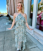 Floral Tiered Maxi Dress