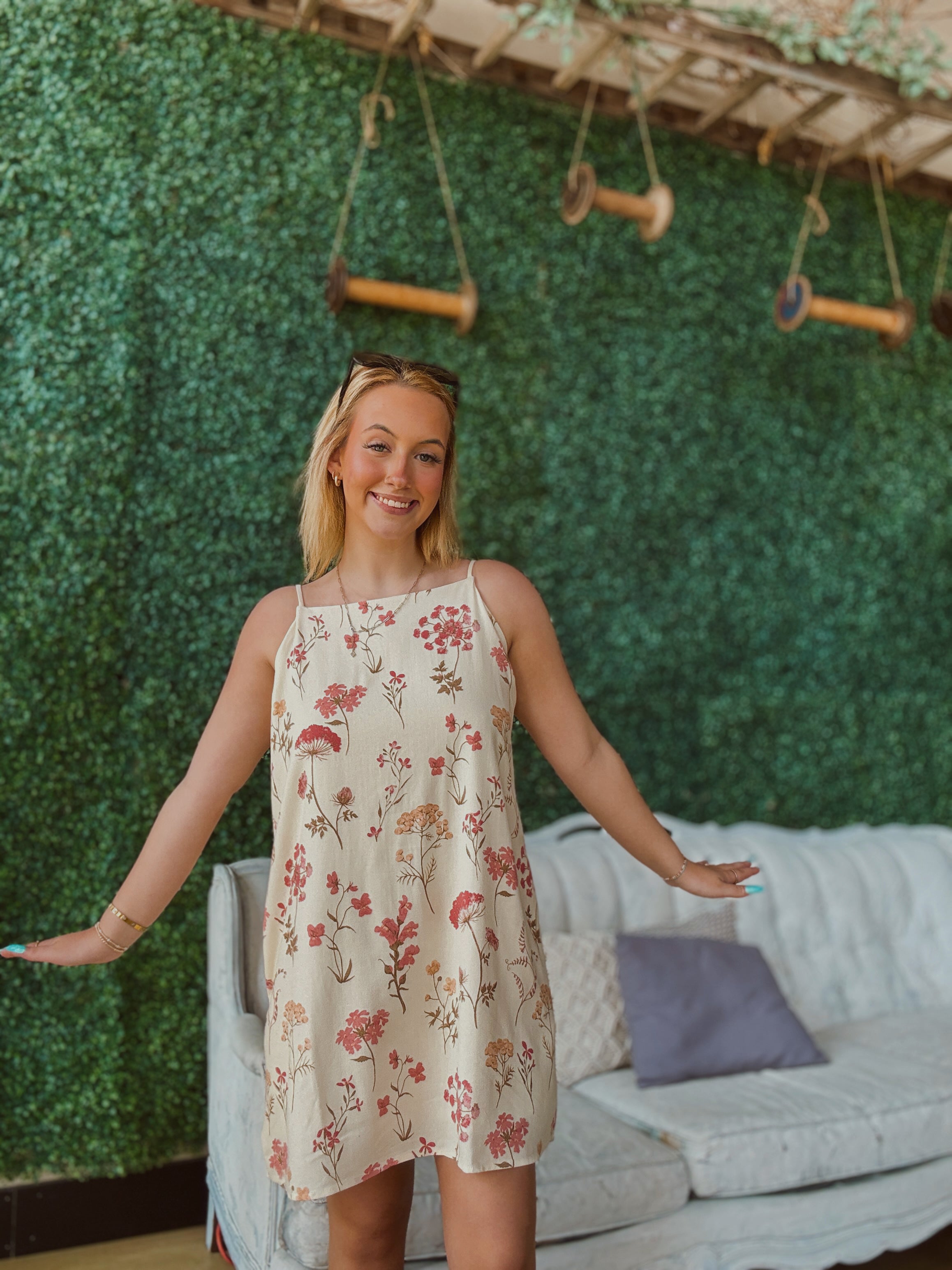 Effortless Floral Mini Dress
