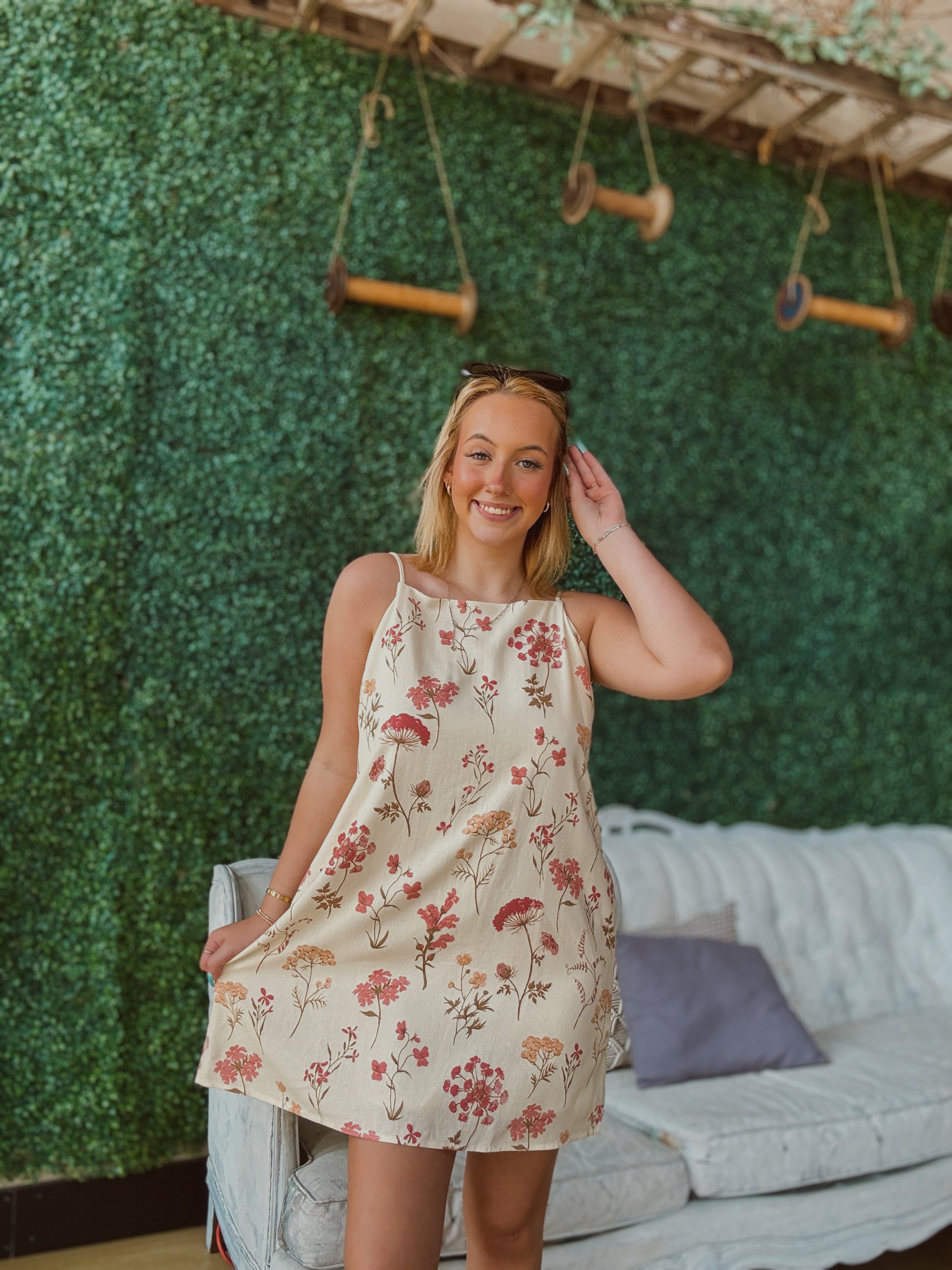Effortless Floral Mini Dress