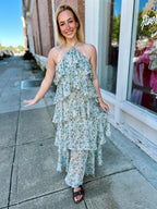 Floral Tiered Maxi Dress