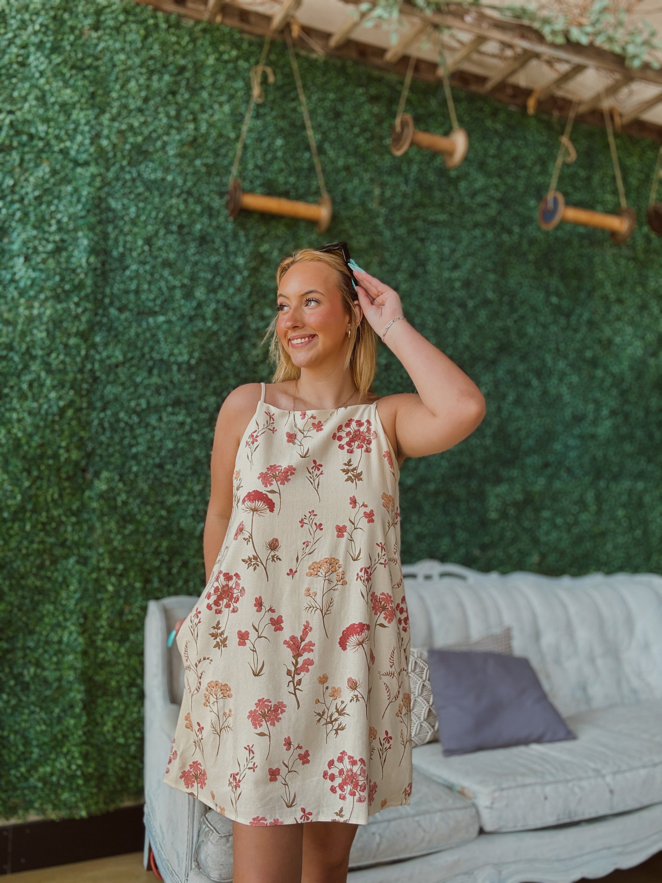 Effortless Floral Mini Dress