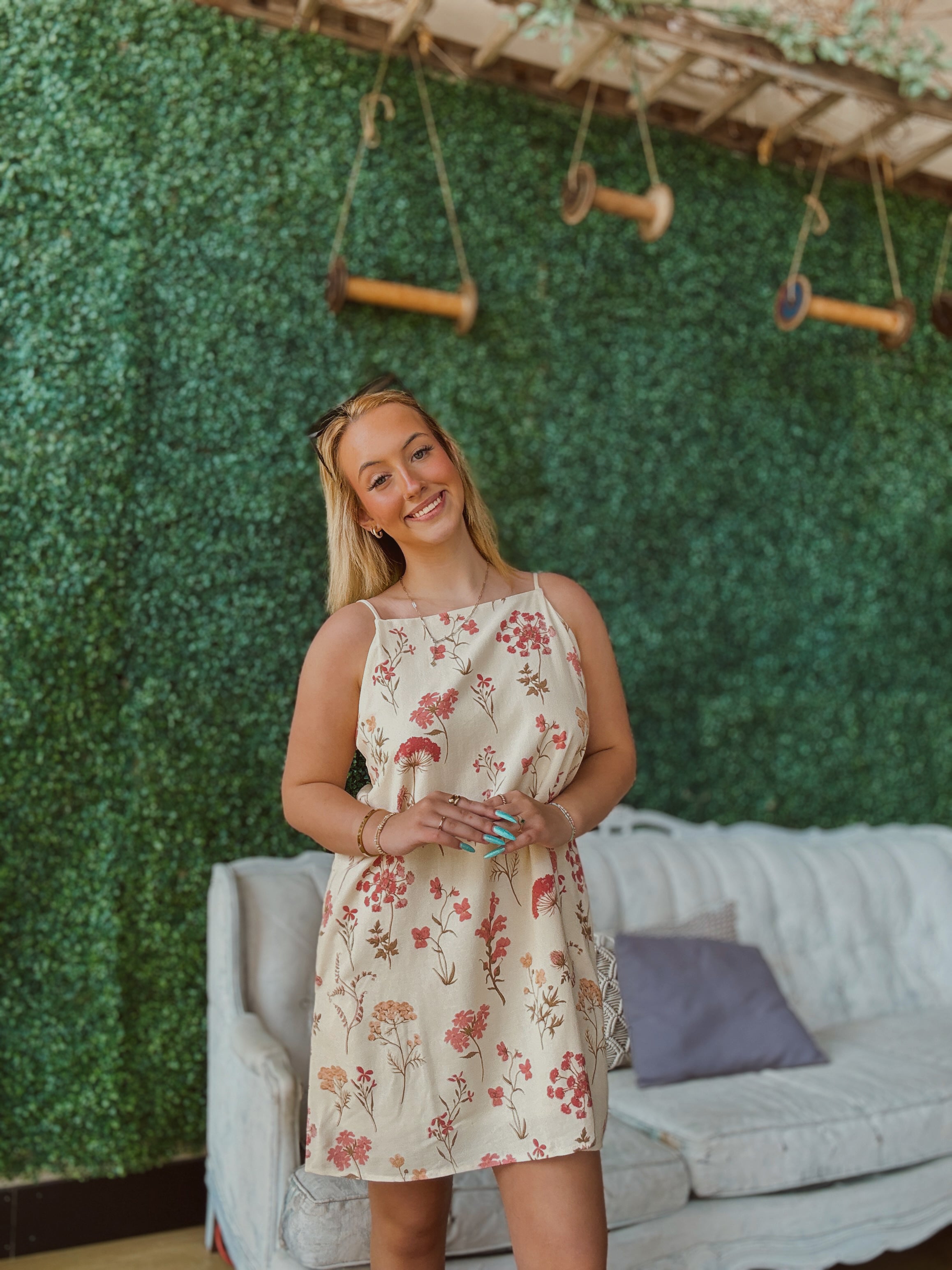 Effortless Floral Mini Dress