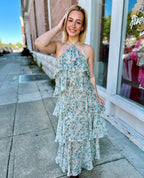 Floral Tiered Maxi Dress