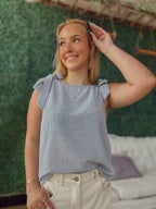 Set Sail Boatneck Top Tezza-7049 description