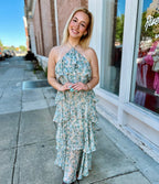 Floral Tiered Maxi Dress