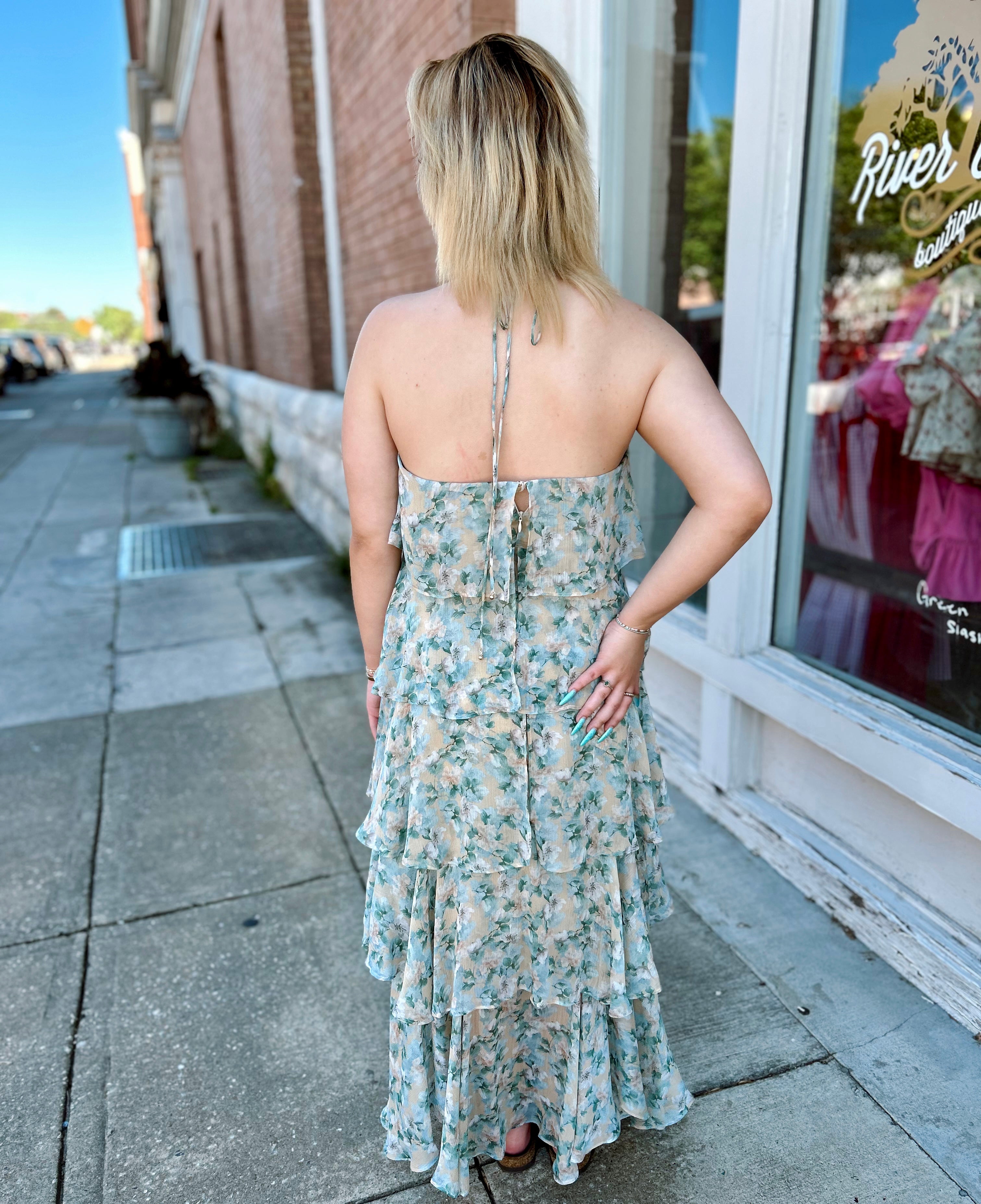 Floral Tiered Maxi Dress